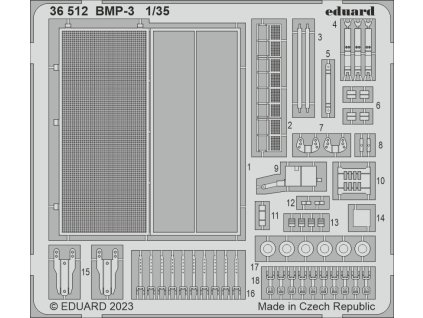 BMP-3 1/35 recommended for ZVEZDA