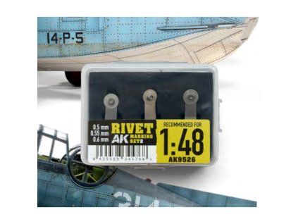 76625 ak interactive ak9526 rivet marking set 2 1 48