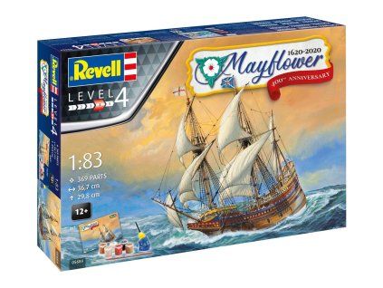 Revell 05684 Mayflower 400th Anniversary Gift Set 1/83
