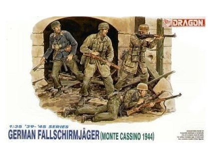 Model Kit figurky 6005 - FALLSCHIRMJAGER MONTE CASSINO 1944 (1:35)