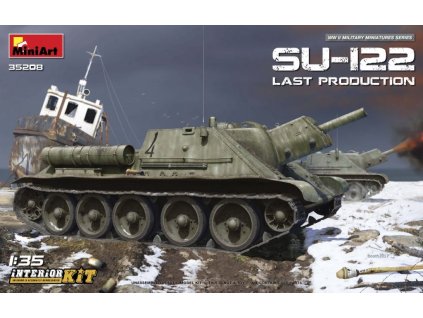 77108 1 35 su 122 last production interior kit miniart