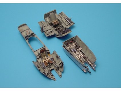 77261 1 48 me 410a cockpit set gun bay revell mon pro