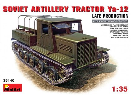 1/35 Ya-12 Late Prod. Soviet Artillery Tractor
