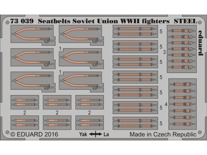 Seatbelts Soviet Union WWII fighters STEEL