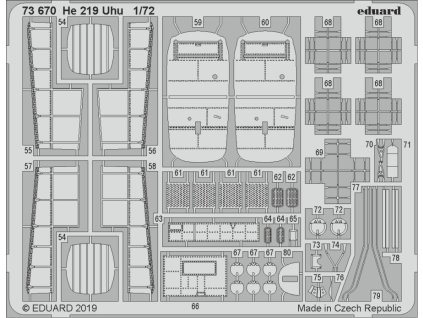1/72 He 219 Uhu for DRAGON kit