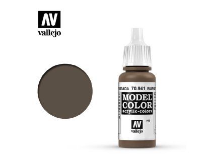 Vallejo Model Color 70941 Burnt Umber Matt (18 ml)