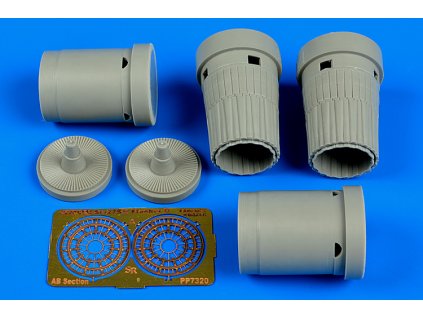 1/72 Su-27SM Flanker B exhaust nozzles
