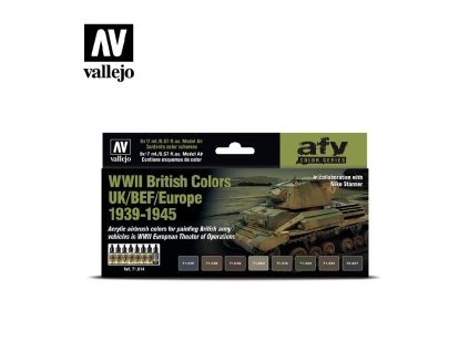 78062 25833 71614 wwii british colors uk bef europe 1939 1945 vallejo afv