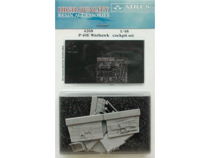 1/48 P-40E Warhawk cockpit set - HASEGAWA