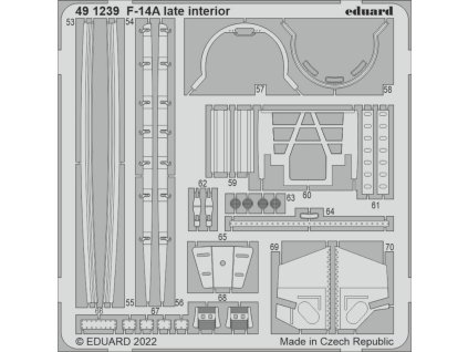 F-14A late interior 1/48 recommended for TAMIYA
