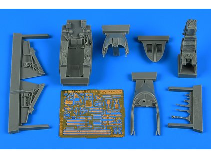 1/48 Sea Harrier FRS.1 cockpit set - KINETIC