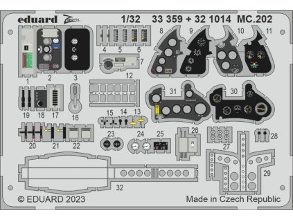 MC.202 1/32 recommended for ITALERI
