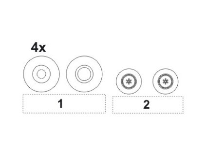 1/48 TSR-2 Wheels set for Airfix kit