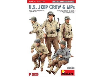 1/35 U.S. Jeep Crew & MPs. Special Edition - Miniart