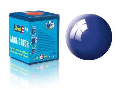 Revell 3712 Acrylic Paint - 36151: Ultramarine-Blue Gloss