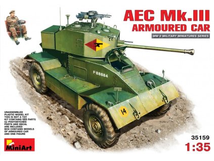 79382 1 35 aec mk 3 armoured car miniart