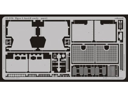 1/35 Tiger I Ausf.E early for TAMIYA kit