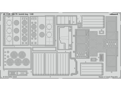 SM.79 bomb bay 1/48 recommended for EDUARD