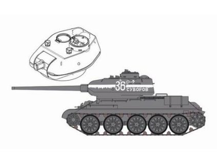 1/35 T-34/85 model 1943 - conversion set for TAM