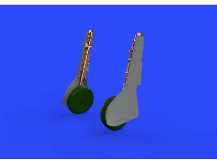 1/48 Fw 190A-8 undercarriage legs BRONZE for EDUARD kit