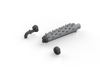 Beaufighter exhausts PRINT 1/48 recommended for TAMIYA