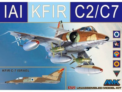 Plastikový model letadla 1/72 IAI KFIR C2/C7 - AMK
