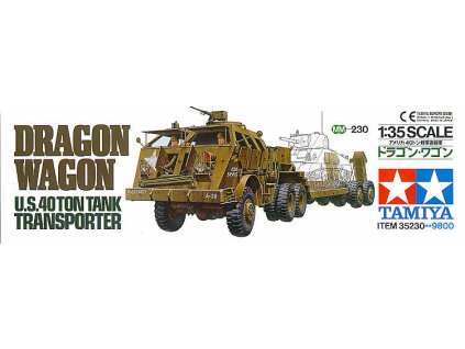 81305 tamiya 35230 tank transporter dragon wagon