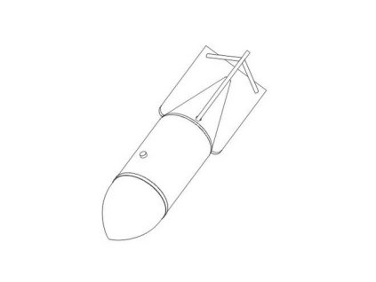 1/48 German WW II bombs SC 250 (4 pcs)