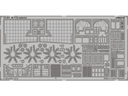 B-17G exterior 1/72 recommended for AIRFIX