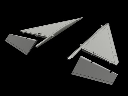 1/48 AJ-37/ SF-37 / SH37 Viggen canard correction