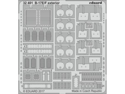 B-17E/F exterior 1/32 recommended for HKM