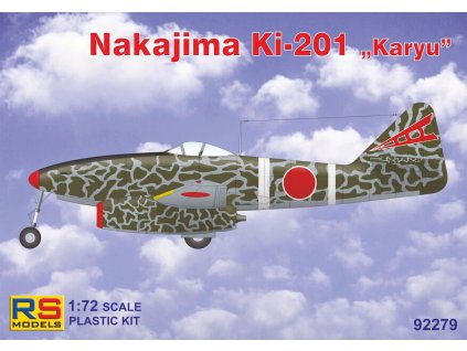 1/72 Nakajima Ki-201 "Karyu" - 3 decal v. for Japan, RAF