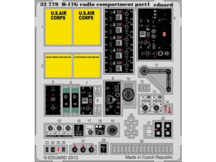 B-17G radio compartment 1/32 recommended for HKM