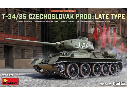 1/35 T-34-85 CZECHOSLOVAK PROD. LATE TYPE