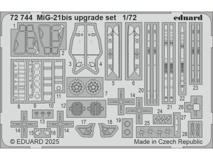 MiG-21bis upgrade set 1/72 recommended for EDUARD