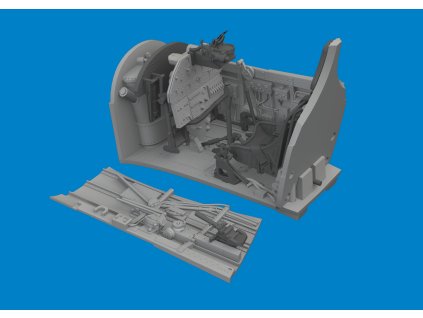 P-40E cockpit PRINT 1/48 recommended for EDUARD