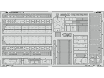 TBM-3 bomb bay 1/72 recommended for HOBBY BOSS