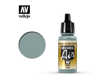 Vallejo Model Air 71255 Light Blue RLM65 Color (18 ml)