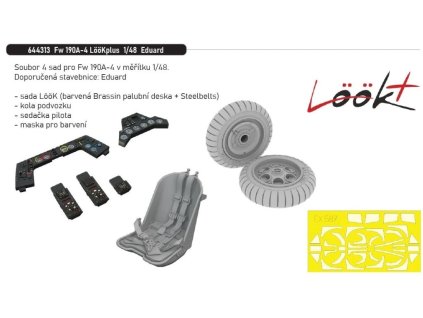 Fw 190A-4 LööKplus 1/48 recommended for EDUARD