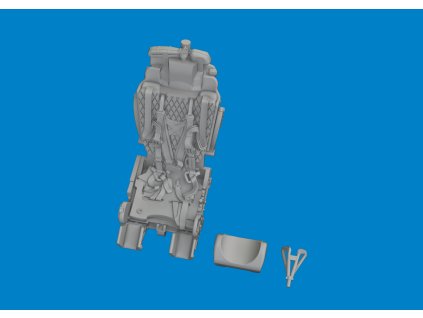 MiG-21 seat w/ integral belts PRINT 1/72 recommended for EDUARD
