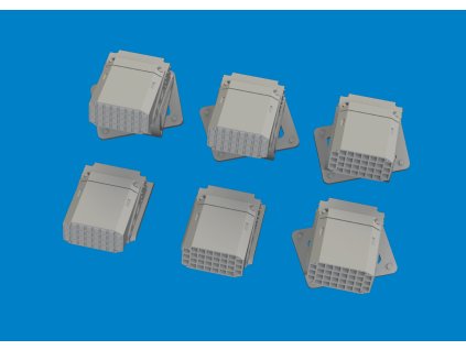 UH-60 flare dispensers PRINT 1/48 recommended for ICM