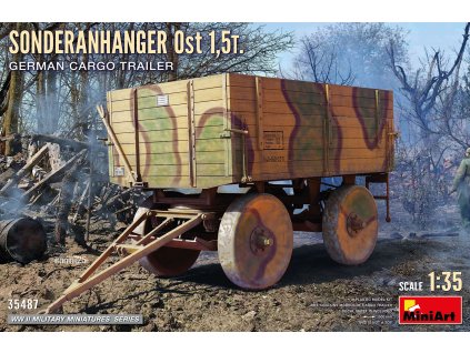 1/35 Sonderanhanger Ost 1,5t. German Cargo Trailer