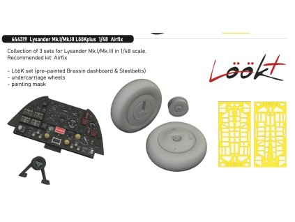 Lysander Mk.I/Mk.III LööKplus 1/48 recommended for AIRFIX