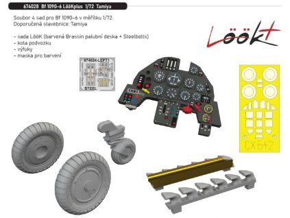 Bf 109G-6 LööKplus 1/72 recommended for TAMIYA