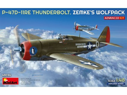 1/48 P-47D-11RE THUNDERBOLT. ZEMKE’S WOLFPACK. ADVANCED KIT