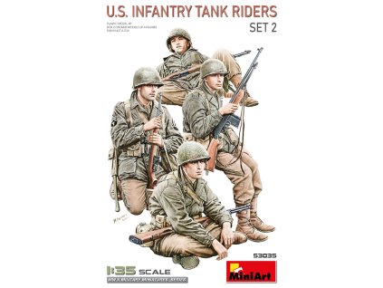 1/35 U.S. INFANTRY TANK RIDERS. SET 2