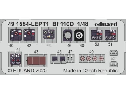 Bf 110D 1/48 recommended for EDUARD