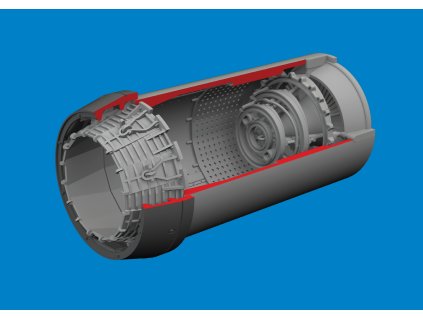 Jaguar GR.1 exhaust nozzles PRINT 1/48 recommended for AIRFIX