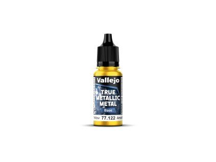 Vallejo True Metallic Metal 77122 Radiant Yellow Base (18 ml)