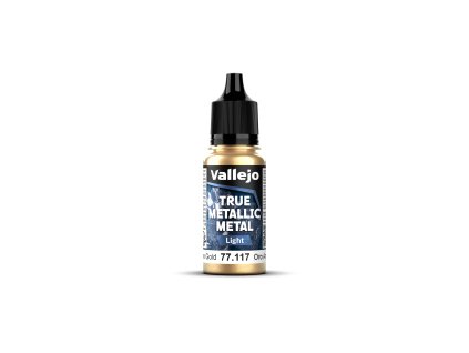 Vallejo True Metallic Metal 77117 (Light) Arcane Gold (18ml)